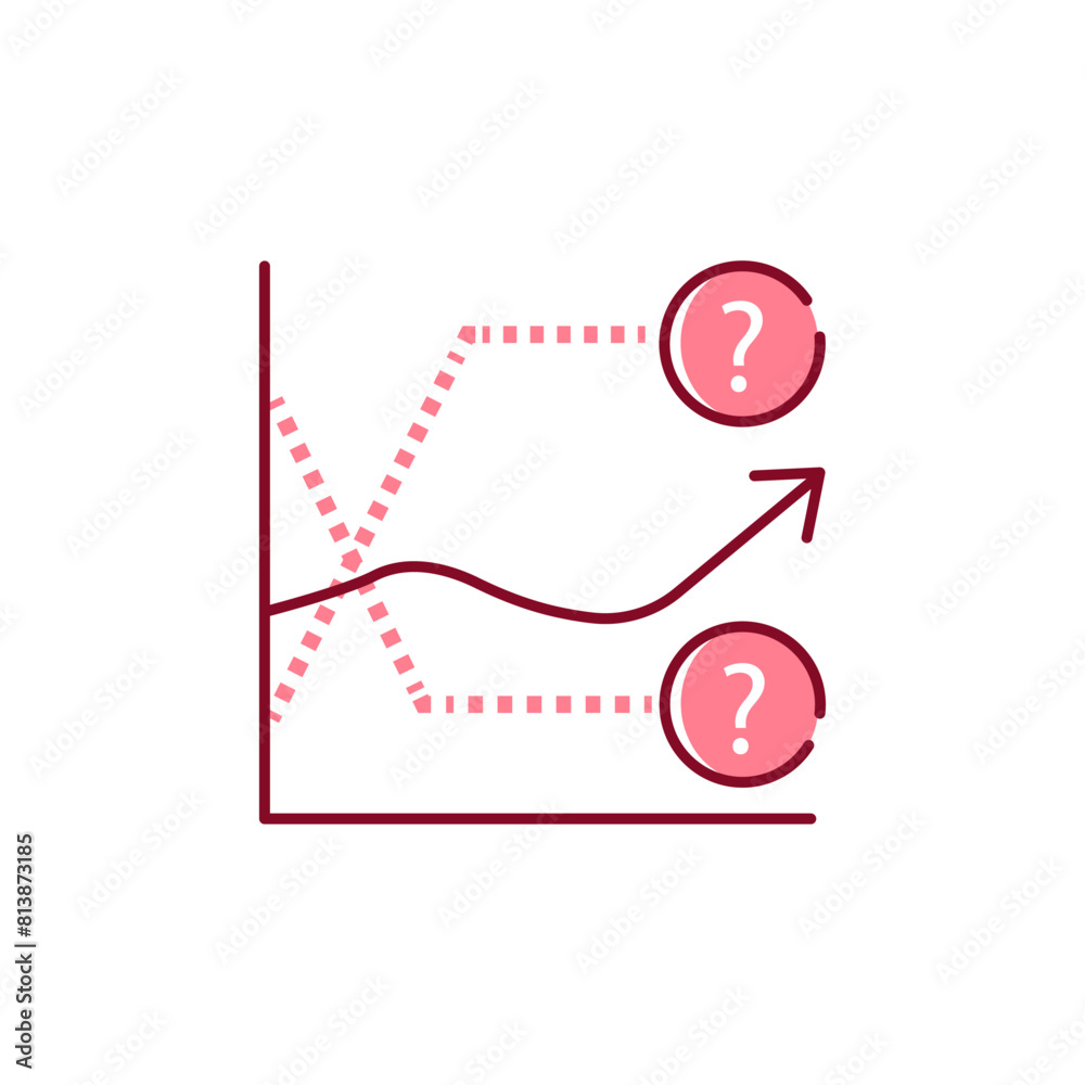 Forecasting Accuracy Vector Illustration Icon Design Forecasting Accuracy Vector Illustration Icon Design