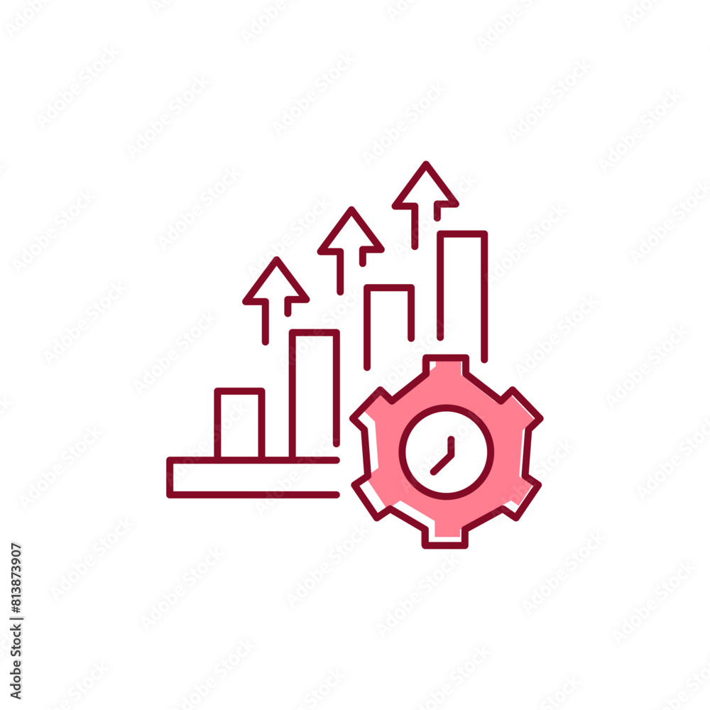 Enhanced Productivity Vector Icon Design Enhanced Productivity Vector Icon Design