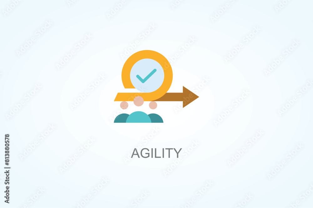 Obraz premium Agility Vector Or Logo Sign Symbol Illustration