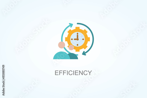Efficiency Vector  Or Logo Sign Symbol Illustration