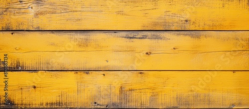 Wallpaper Mural A textured shabby surface of yellow wooden boards with striped design. Copy space image. Place for adding text and design Torontodigital.ca