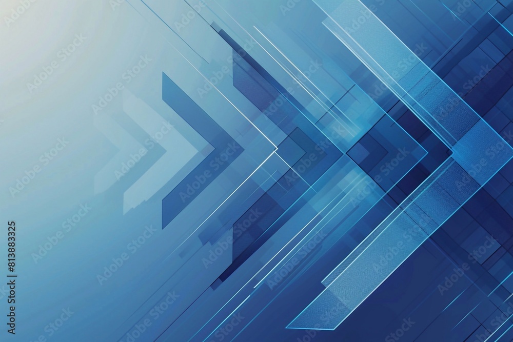Modern arrow graphics on a blue background, perfect as a design element Modern arrow graphics on a blue background, perfect as a design element