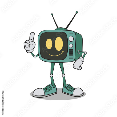 TV cartoon mascot characters Illustration