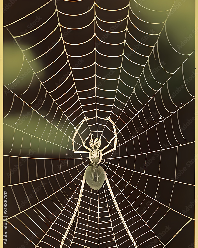Obraz premium spider on web