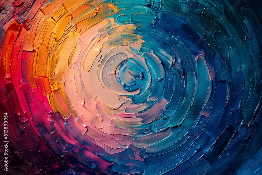 Round colorful abstract textured background Round colorful abstract textured background