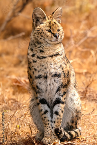 Wild Serval Cat