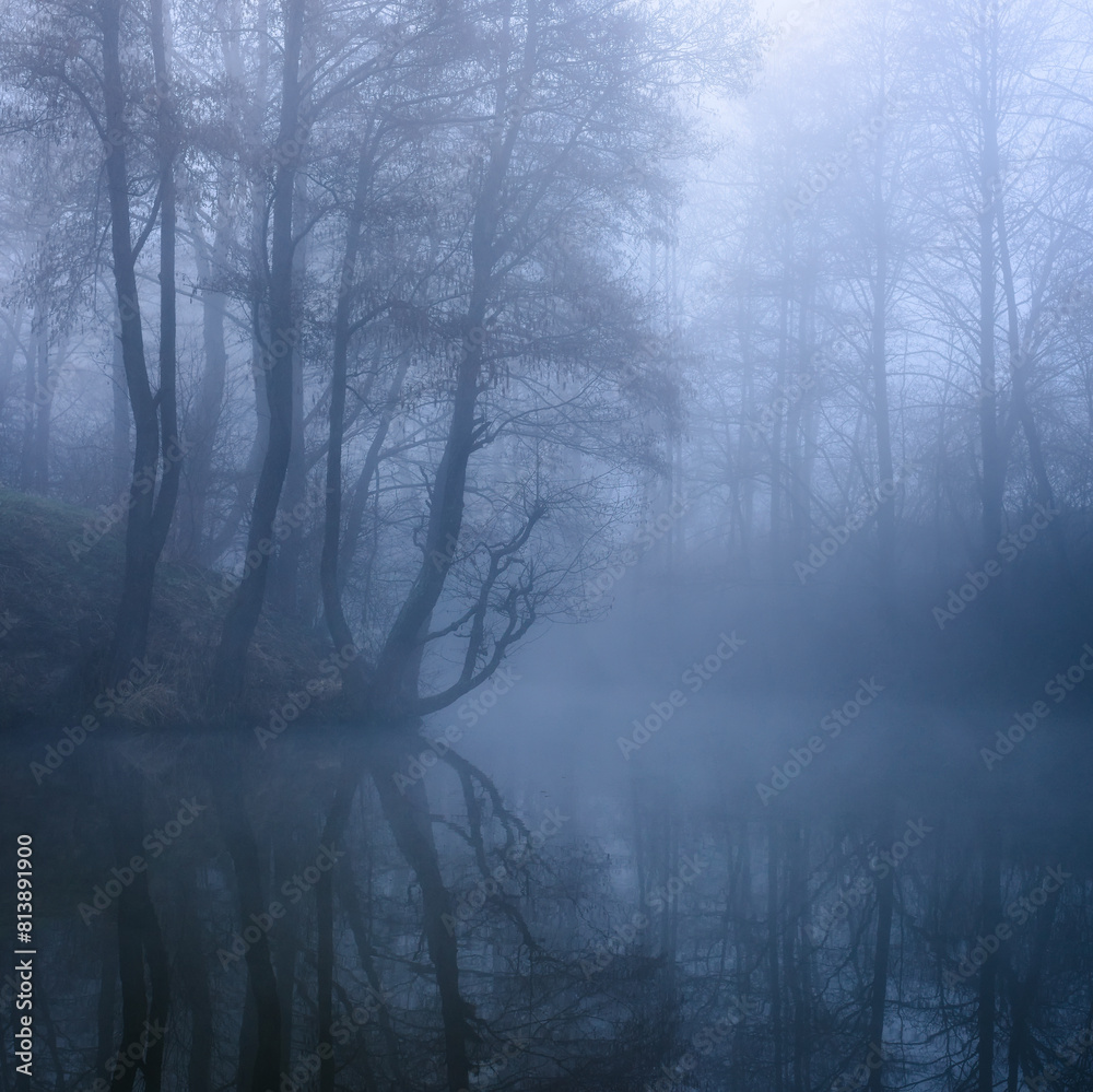 on the Misty Lake ..