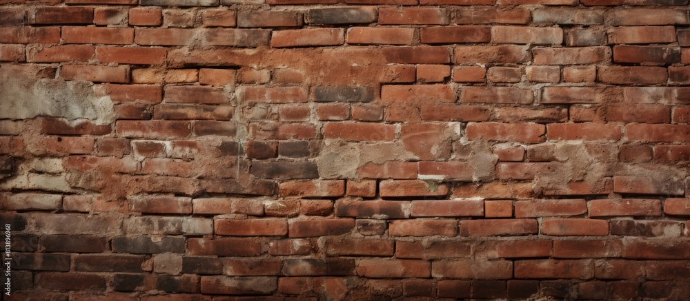 Fototapeta premium Free copy space image of a brick wall texture perfect for product or advertising design