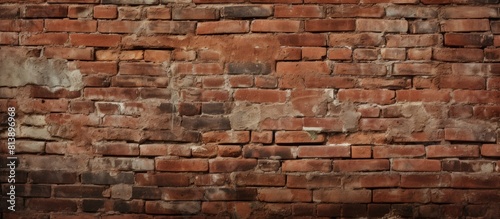 Free copy space image of a brick wall texture perfect for product or advertising design