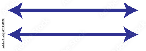 Black long arrow vector, silhouette. Long arrow icon. Vector set of trendy long arrow pointing right in flat style. Horizontal long arrow. 