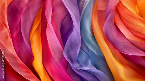 colorful silk background