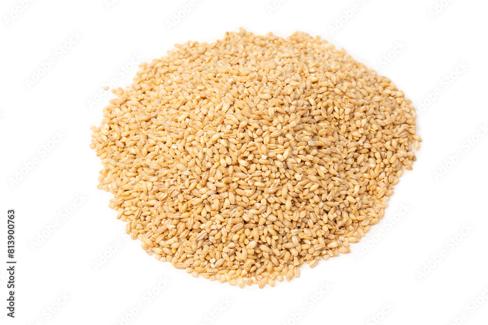 Wheat grain isolated on a white background. Wheat grain isolated on a white background.