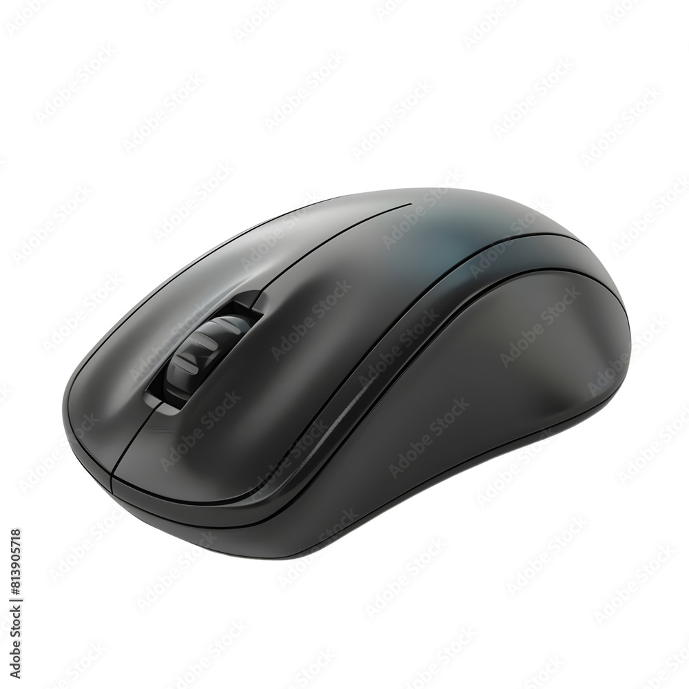 Computer wireless mouse Isolated on transparent background Computer wireless mouse Isolated on transparent background