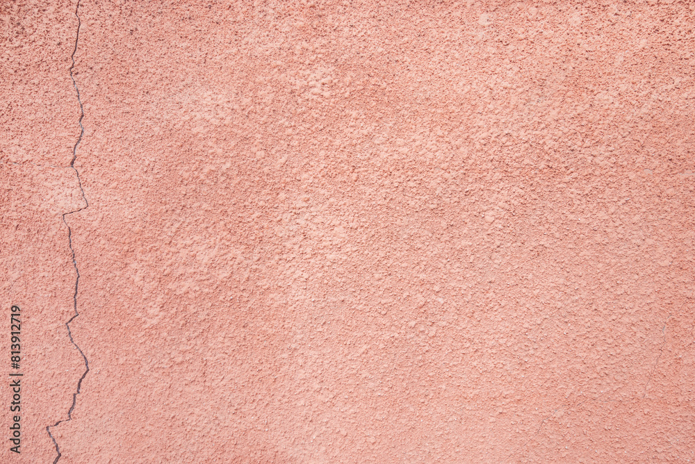 Fototapeta premium Empty peach concrete texture background