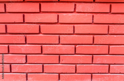 Red Bricks Wall Texture Background
