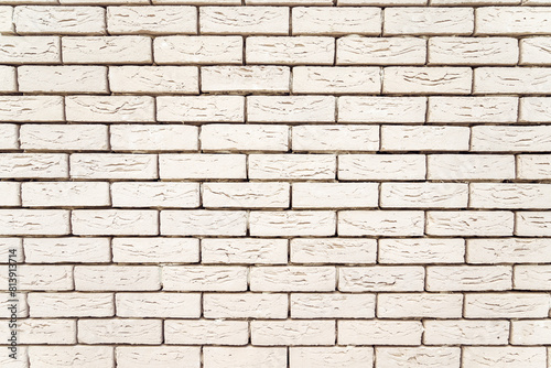 Beige Bricks Wall Texture Background