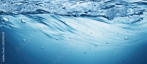 The image of water provides a healing and refreshing backdrop. Copy space image. Place for adding text and design