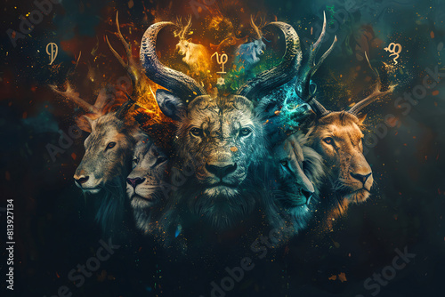 Animalistic instincts explore the animal associated with a specific zodiac sign and how it reflects their personality.