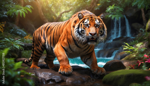 A big tiger in the jungle © AMERO MEDIA