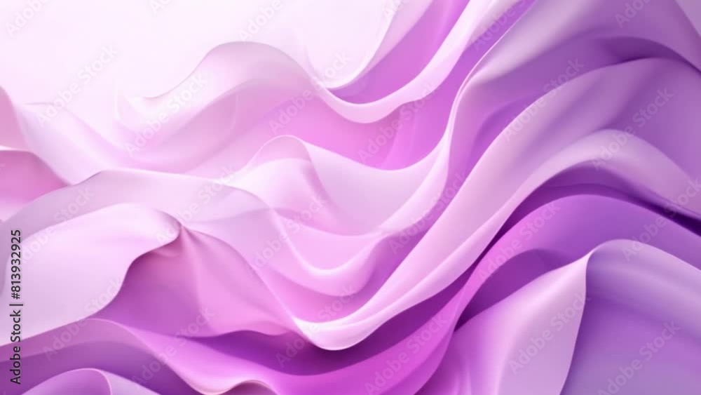 An abstract background featuring wavy purple and white lines creating a dynamic visual display.