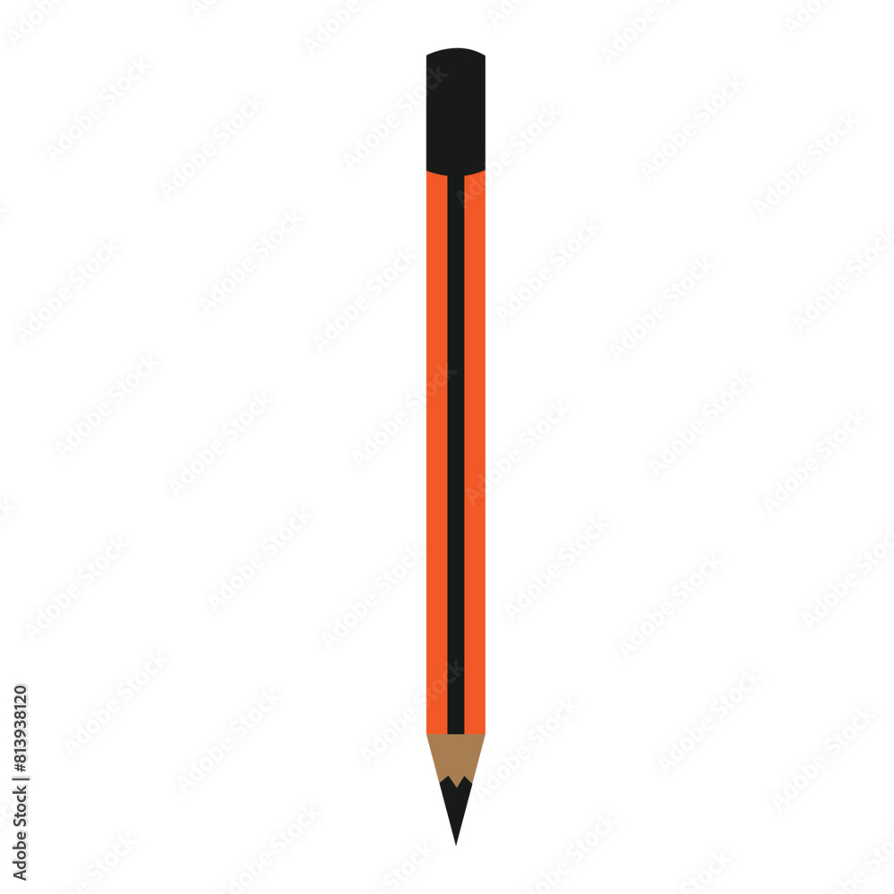 Orange-coloured Pencil Orange-coloured Pencil
