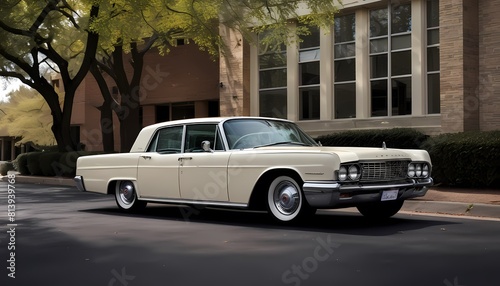 Lincoln Continental 1961. Generative AI, Generative, AI