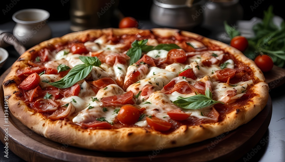 Pizza Margherita. Generative AI, Generative, AI Pizza Margherita. Generative AI, Generative, AI
