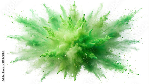 green smoke explosion