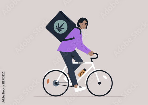 Urban Courier on a Weed Delivery Mission, A service delivering cannabis to customers