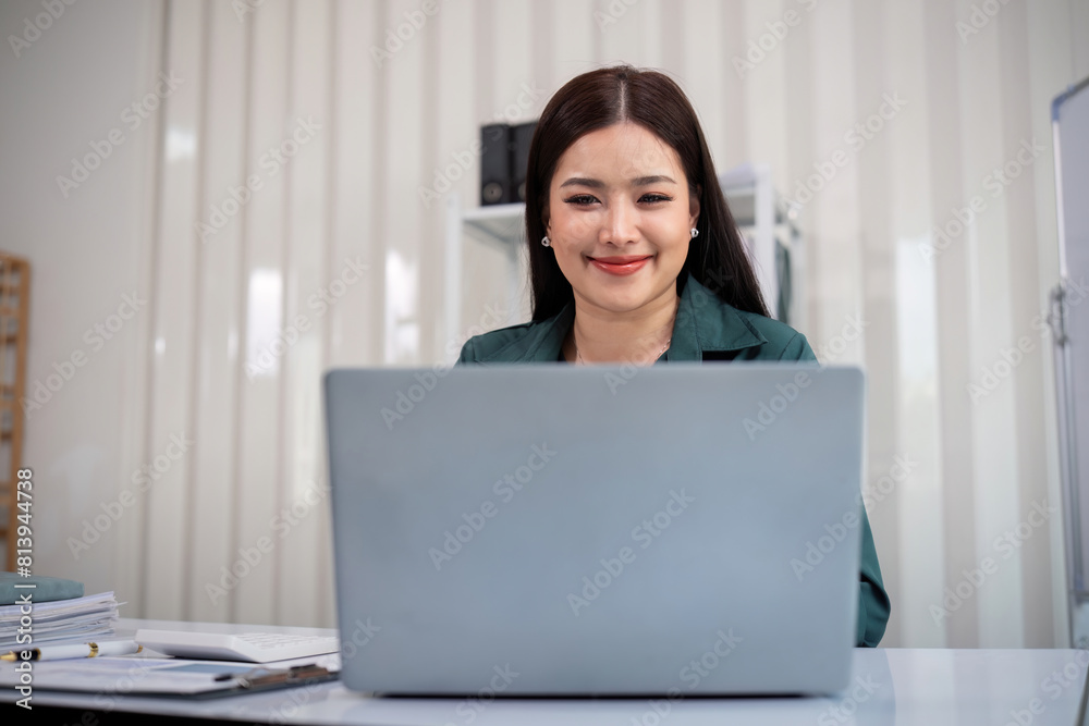 Business accounting woman counting on calculator working on financial document in hands closeup. Bookkeeping concept Business accounting woman counting on calculator working on financial document in hands closeup. Bookkeeping concept