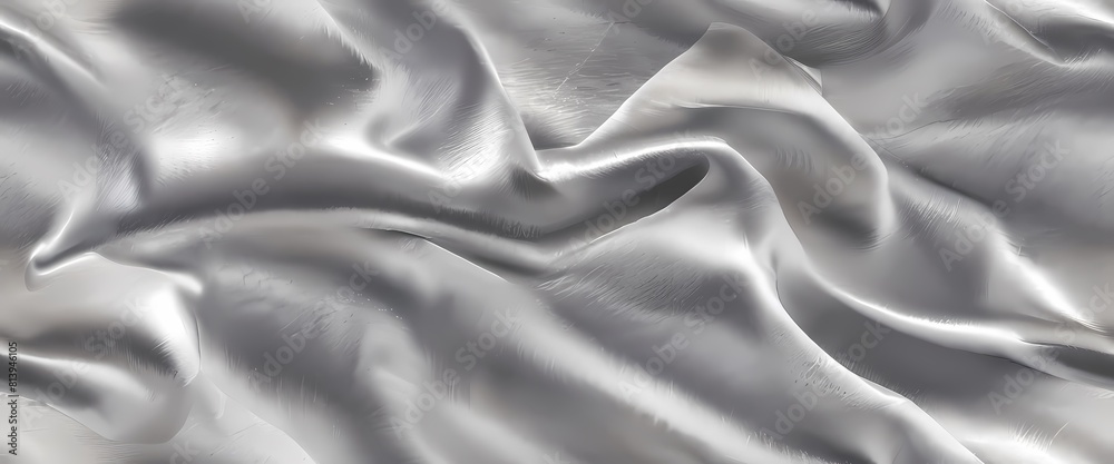 Fototapeta premium seamless pattern White and gray satin texture. Generative AI, Generative, AI