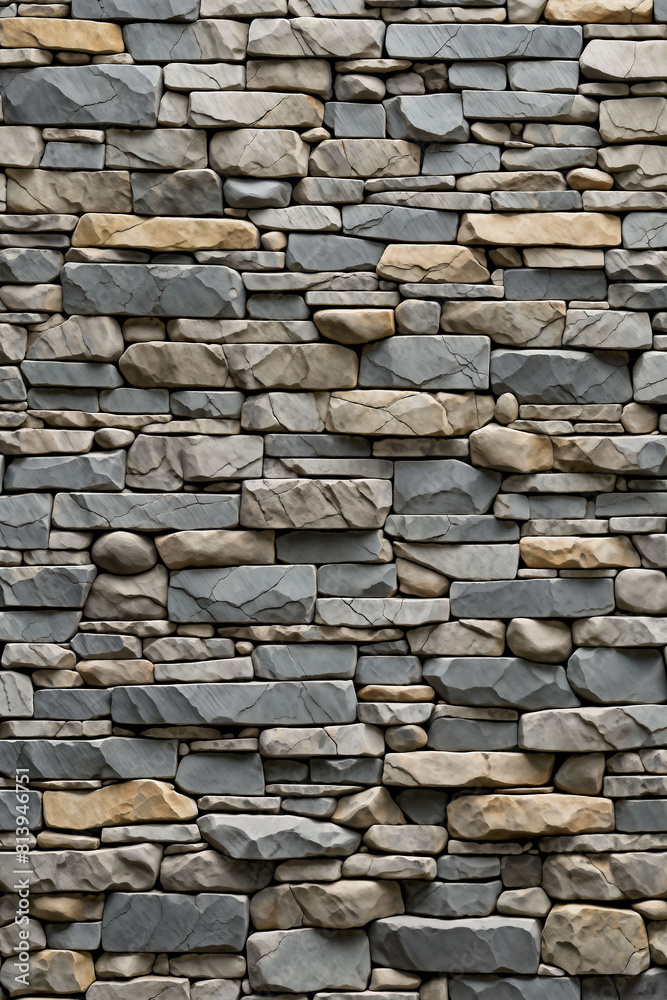 Stone wall - Generative AI