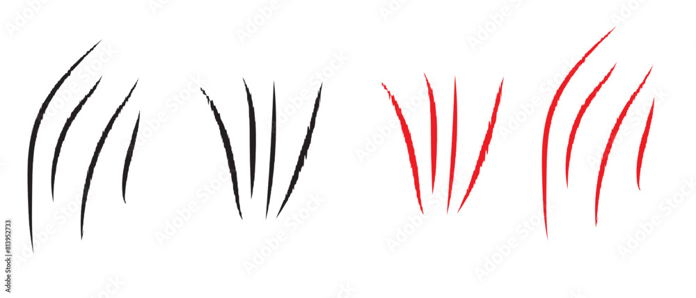 animal Claw mark icon. animal Claw on white background. vector illustration. animal Claw mark icon. animal Claw on white background. vector illustration.