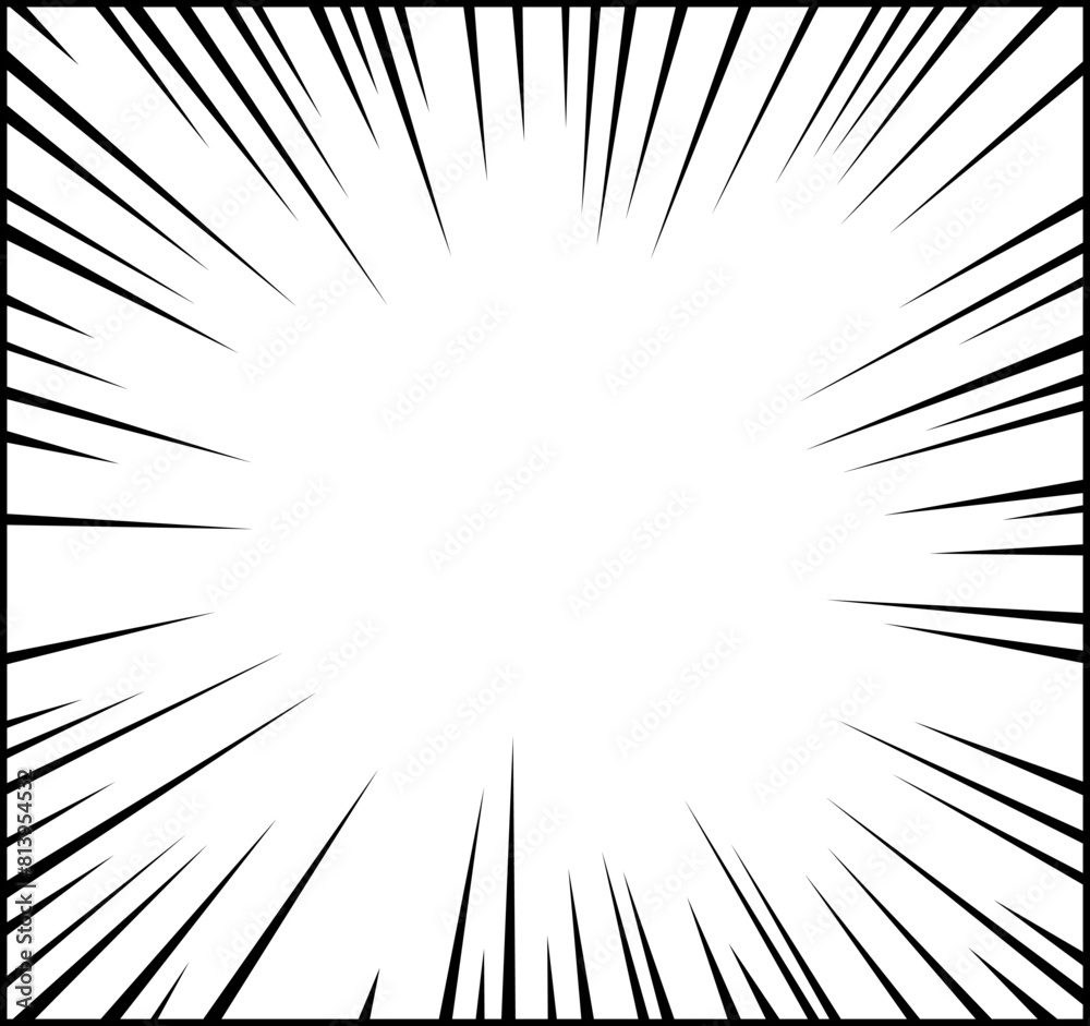 Manga Speed Lines Effect Background Manga Speed Lines Effect Background