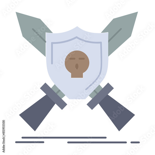 Sheild and sward icon