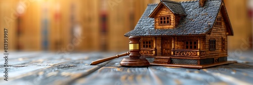 Generate an image showing the legal protections and limitations of property rights balancing individual ownership with public interests and regulatory requirements. photo