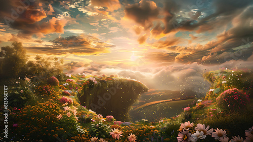 Eternal Spring  A Timeless Realm of Blossoms and Biomes