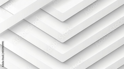   A close-up of white wallpaper featuring a pattern of rectangular shapes arranged in a square formation