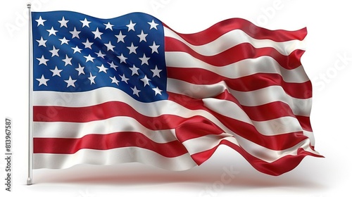 "Stars and Stripes: American Flag The Emblem of American Unity and Resilience" Happy Memorial Day