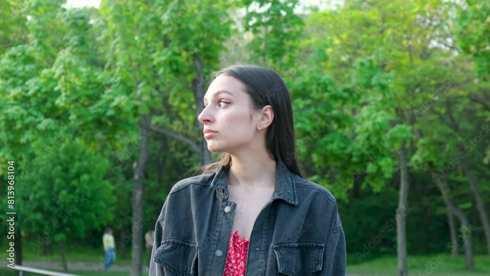 A beautiful woman showing emotions. Emotion of disappointment A beautiful woman showing emotions. Emotion of disappointment