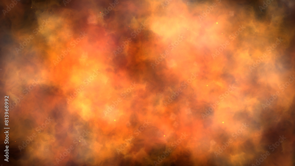 Obraz premium Space dust or plasma with particles