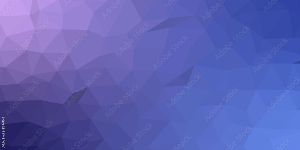 Rainbow vector polygon abstract background. Colorful shining triangular template.  Geometric background in Origami style with gradient. Trendy Low poly polygonal banner template.