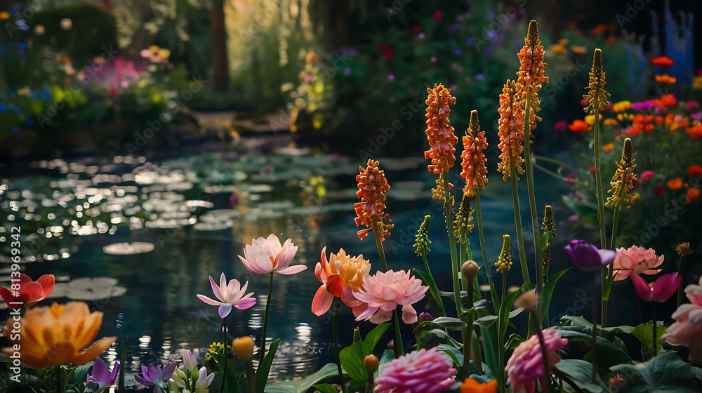 Obraz premium Floral Fantasies: A Vibrant Tapestry of Nature’s Artistry Across Diverse Realms