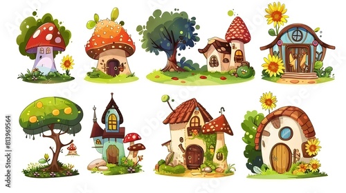 Magical Miniature Mushroom Houses and Fairy tale Landscapes
