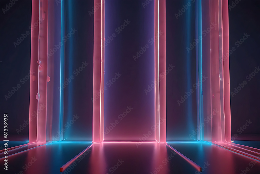 3d RENDER, ABSTRUCT MINIMAL NEON BACKGROUND
3d RENDER, ABSTRUCT MINIMAL NEON BACKGROUND