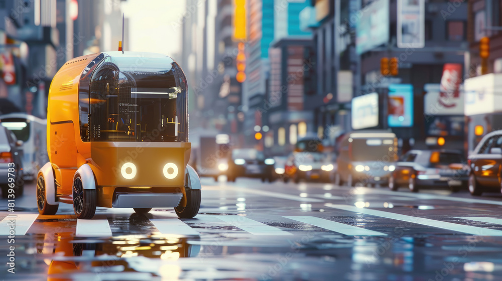 Ultra-fast delivery services using autonomous vehicles through urban streets. Ultra-fast delivery services using autonomous vehicles through urban streets.
