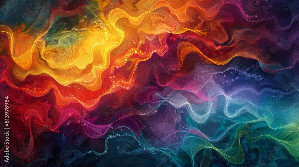 A dynamic and expressive pride background adorned with abstract patterns and vibrant colors, embodying the spirit of acceptance and empowerment A dynamic and expressive pride background adorned with abstract patterns and vibrant colors, embodying the spirit of acceptance and empowerment