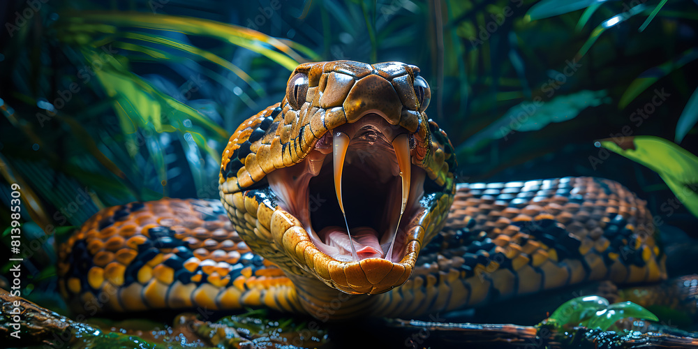 Python with its mouth open, Snake hissing, Reptile Attacks: Some ...