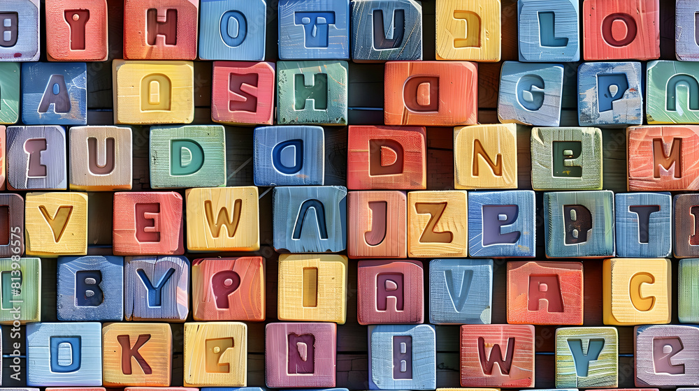 Alphabet Learning Tiles: Educational Alphabet Letters in Fun Fonts and Colors for Learning Environments Alphabet Learning Tiles: Educational Alphabet Letters in Fun Fonts and Colors for Learning Environments