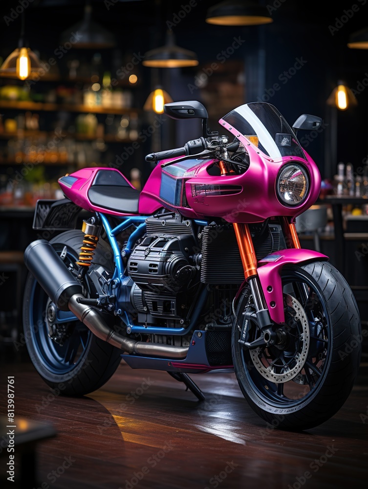 motorcycle on the street